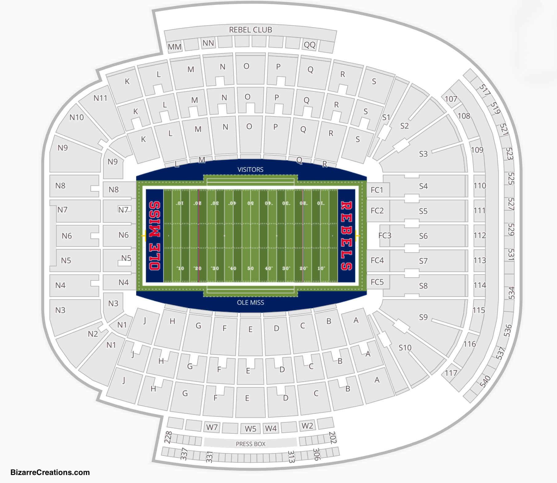 vaught-hemingway-stadium-seating-chart-with-seat-numbers-stadium-seating-chart