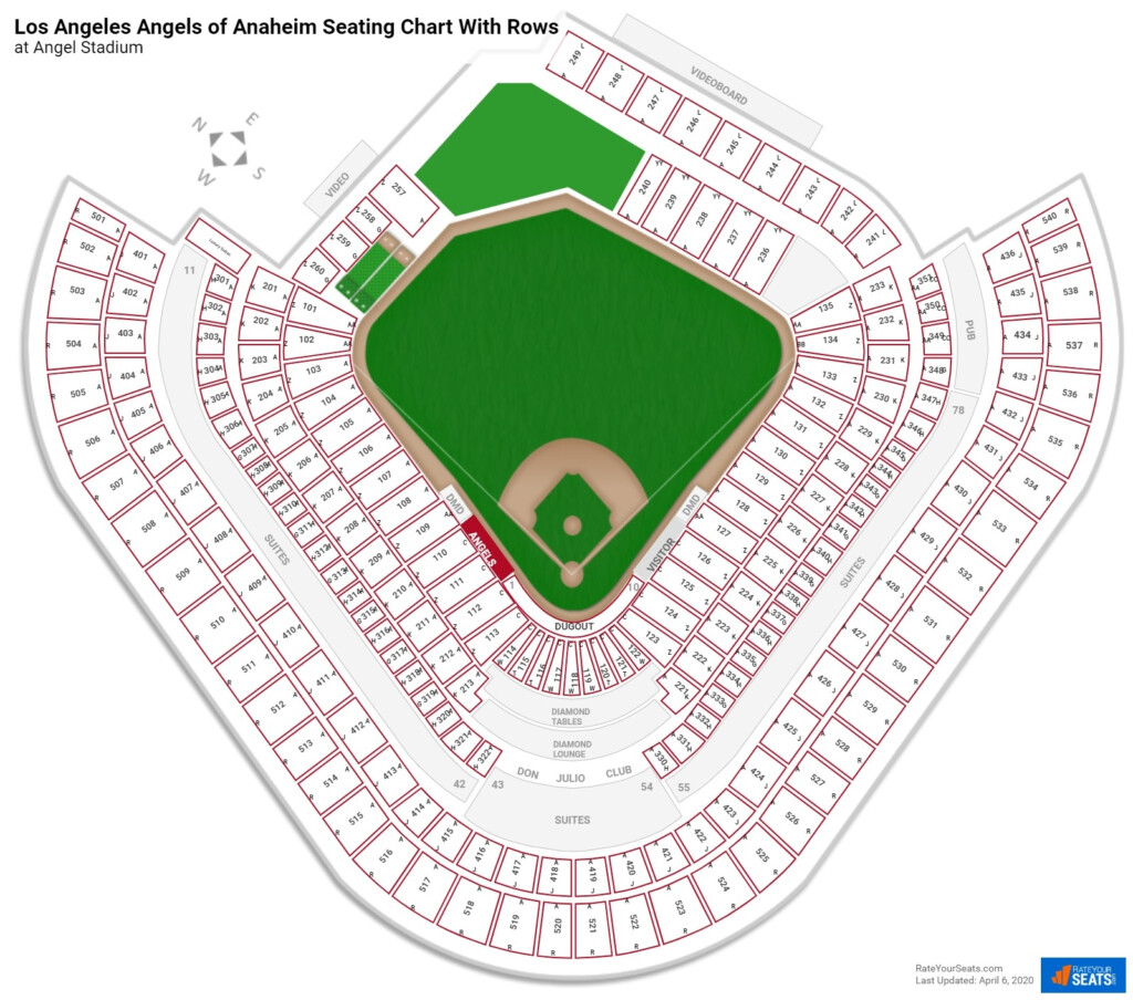 7 Images Angel Stadium Seating Chart With Seat Numbers And Description 