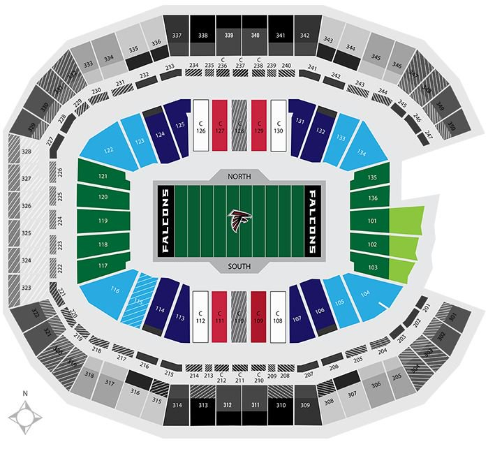 7 La Coliseum Seat Map Maps Database Source