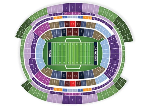 7 Pics Rams Seating Chart View And Description Alqu Blog