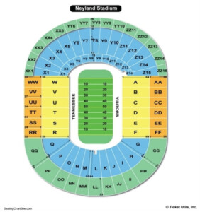 Neyland Stadium Seat Chart - Stadium Seating Chart