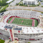 Aerial Views Of Memorial Stadium On The Campus Of Indiana University