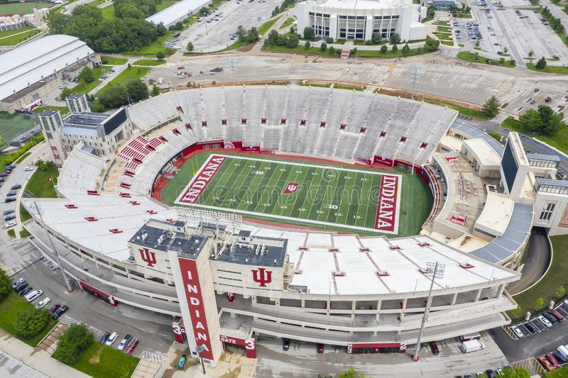 Aerial Views Of Memorial Stadium On The Campus Of Indiana University 