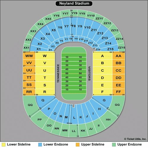 Alabama Football Stadium Seating Chart