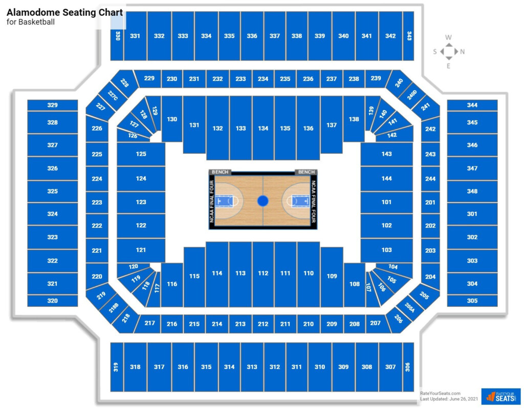 Alamodome Seating Charts For Basketball RateYourSeats