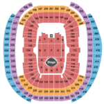 Allegiant Stadium Seating Chart Rows Seats And Club Seats