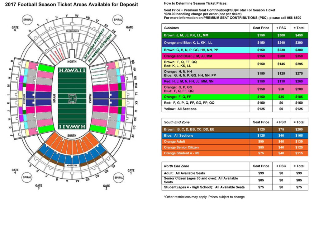 Aloha Stadium Map