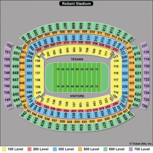 Texans Reliant Stadium Seating Chart - Stadium Seating Chart