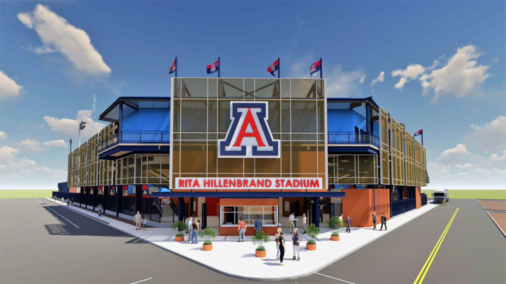 Arizona Releases New Renderings Of Hillenbrand Stadium Renovations 