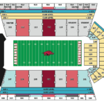 Arkansas Razorback Stadium Seating Chart