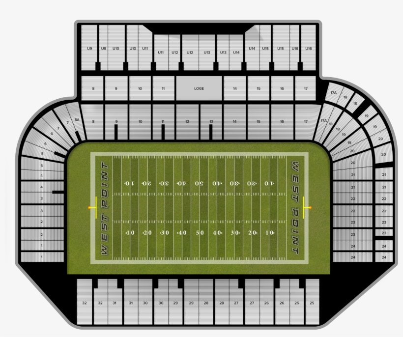 Army Michie Stadium Seating Chart Elcho Table Army Michie Stadium