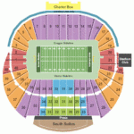 Autzen Stadium Seating Chart Seat Maps Eugene