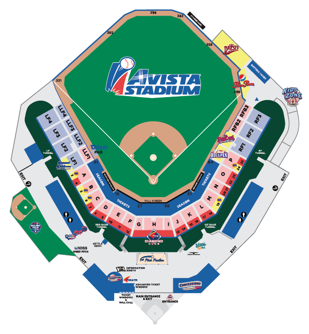 Avista Stadium Map Spokane Indians Avista Stadium