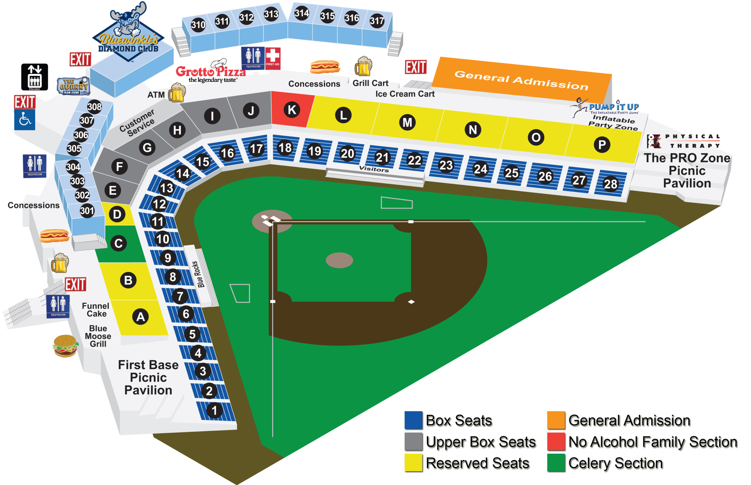 Jacksonville Baseball Stadium Seating Chart Stadium Seating Chart