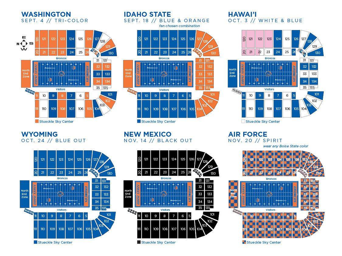 Boise State Football Stadium Seating Chart Stadium Seating Chart