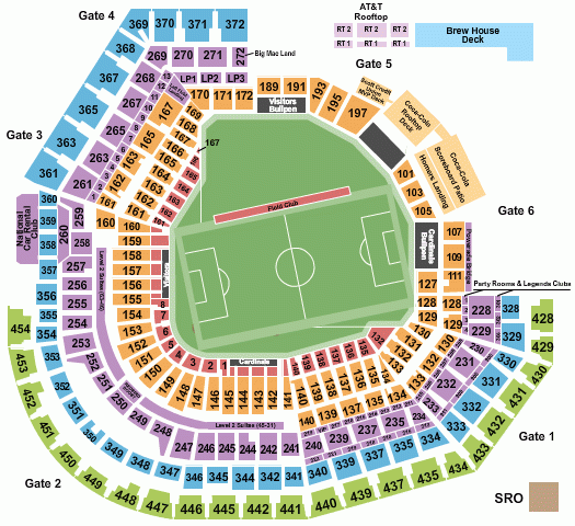 Busch Stadium Concert Seating Chart Motley Crue