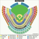 Busch Stadium Seating Chart With Seat Numbers Dodger Stadium Dodger