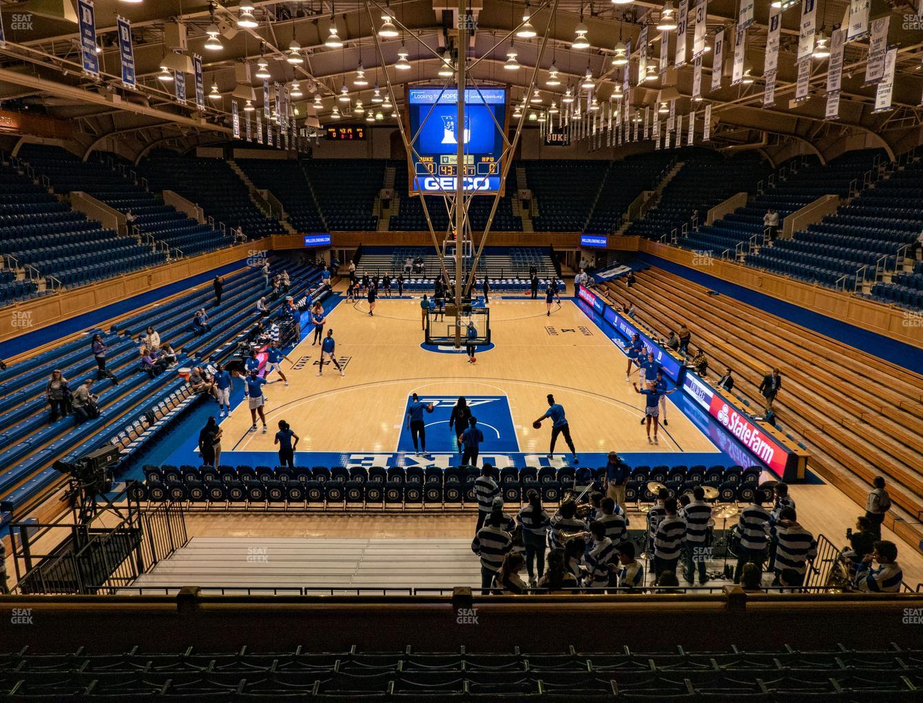 Cameron Indoor Stadium Seating Chart With Rows And Seat Numbers