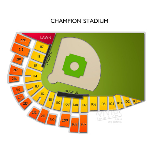 Champion Stadium Tickets Champion Stadium Seating Chart Vivid Seats