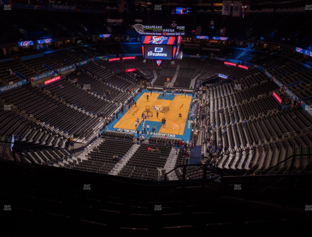 Chesapeake Energy Arena Section 330 Seat Views SeatGeek