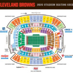 Cleveland Browns Seating Chart 052020 Touchdown Trips