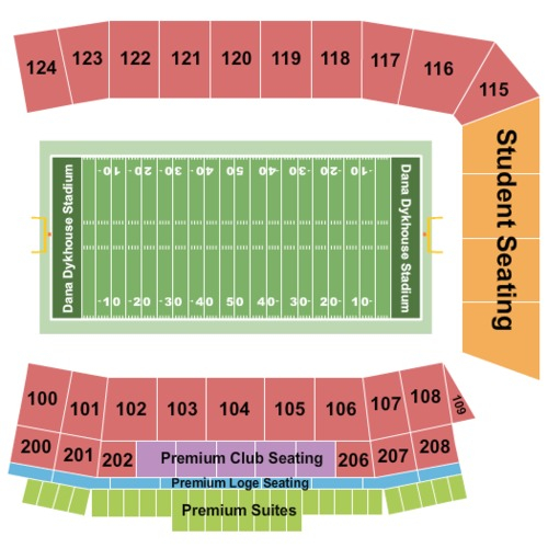 Dana Dykhouse Stadium Seating Chart Stadium Seating Chart