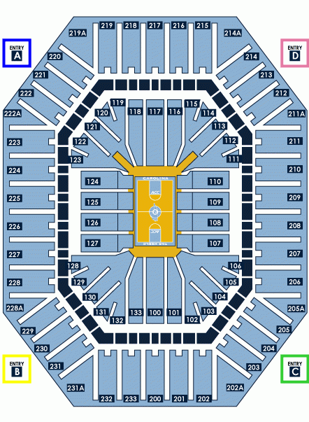 Dean Smith Carmichael Center Seating Charts Keeping It Heel
