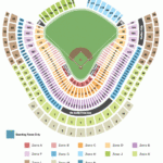 Dodger Stadium Seating Chart Rows Seat Numbers And Club Seating