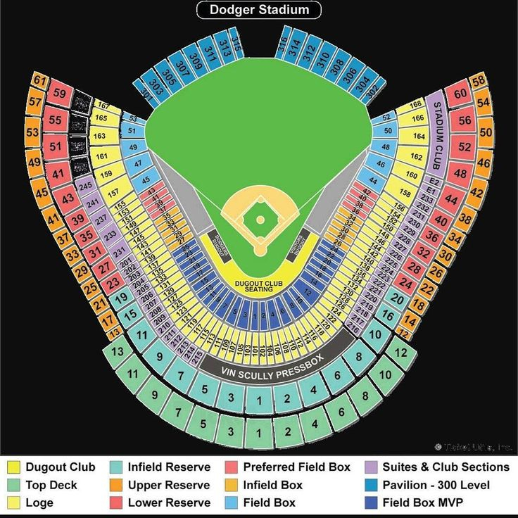 Dodgers Stadium Seating Chart 7 Photos Dodger Stadium Detailed 