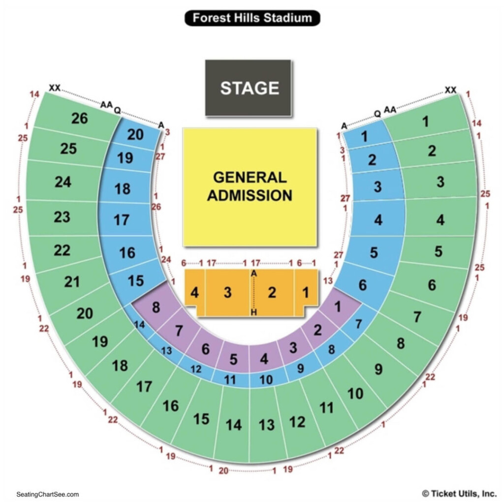 Forest Hills Stadium Seating Chart Seating Charts Tickets