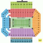 Gaylord Family Oklahoma Memorial Stadium Seating Chart Rows Seats