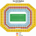 Hard Rock Stadium Seating Chart Views And Reviews Miami Dolphins