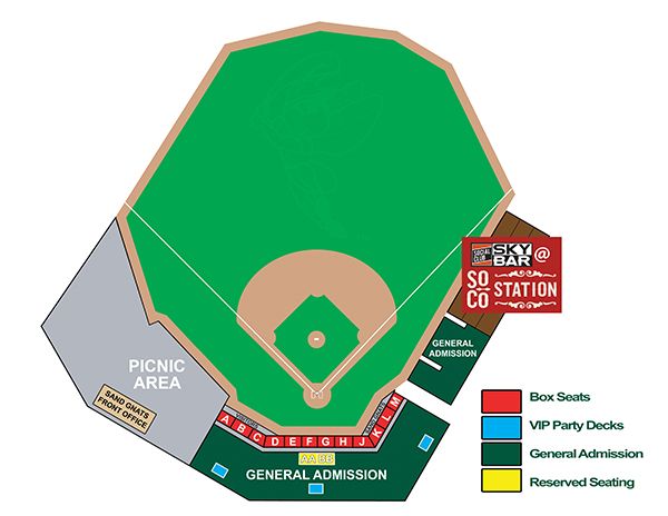 Historic Grayson Stadium Seating Chart