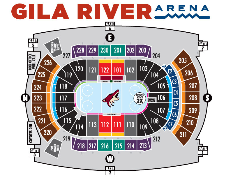 Coyote Stadium Seating Chart Stadium Seating Chart