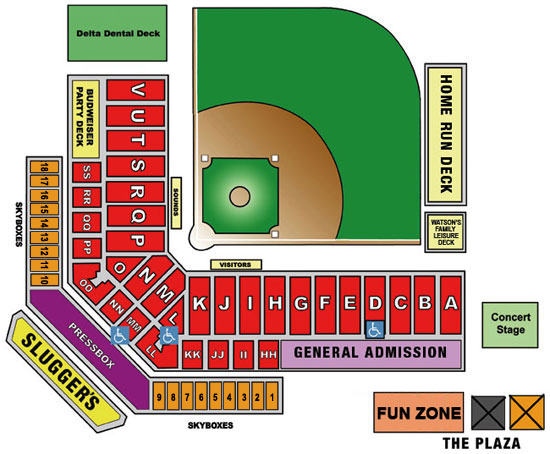 Kane County Cougars Seating Chart