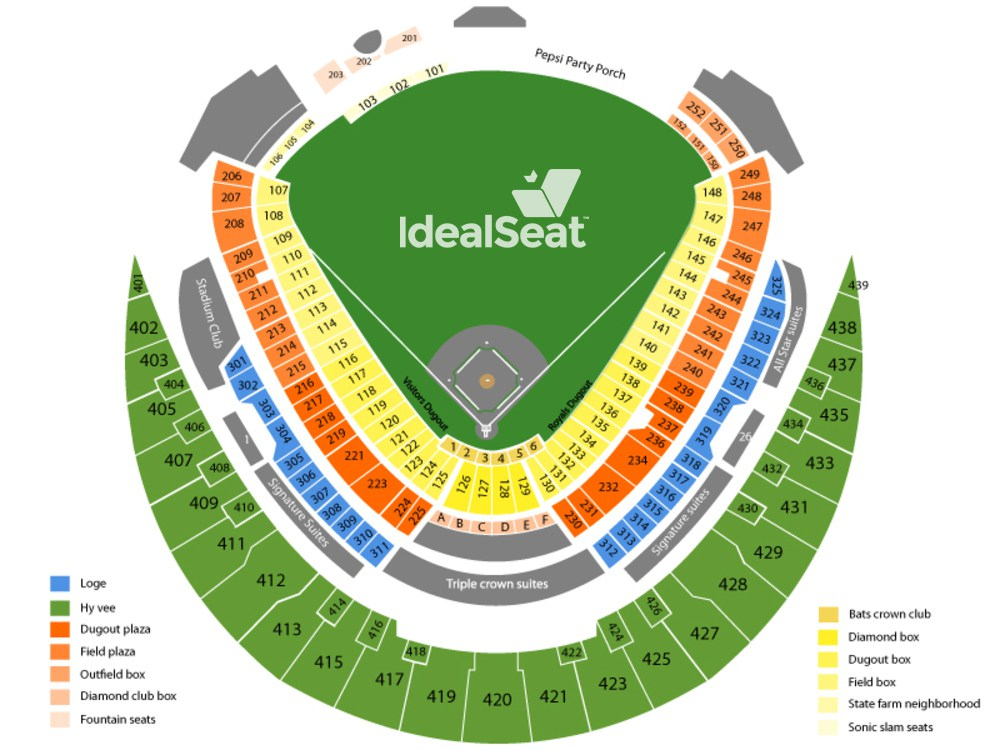 Kauffman Stadium Seating