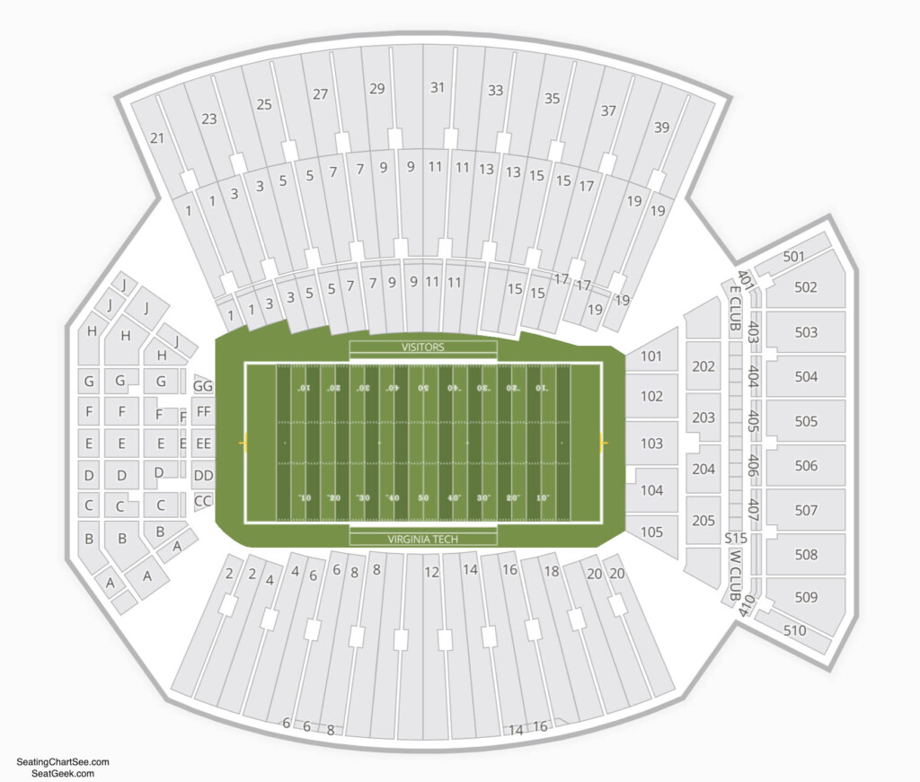 Lane Stadium Seating Charts Views Games Answers Cheats