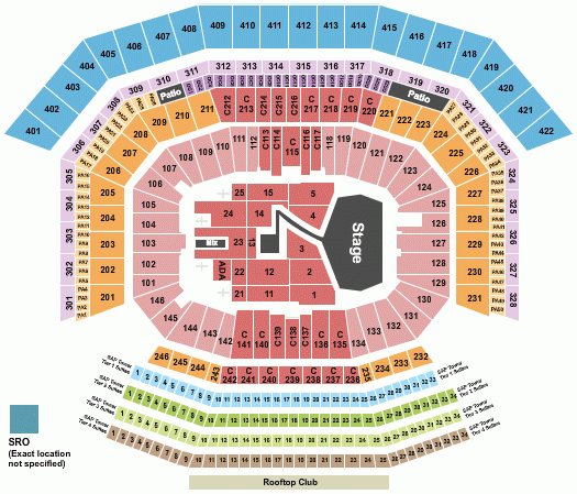 Levi s Stadium Seating Chart Maps Santa Clara