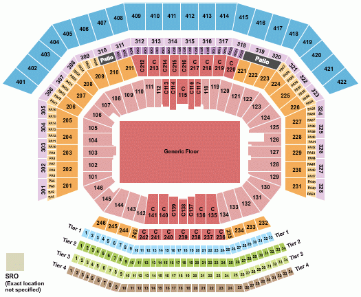 Levi s Stadium Tickets Seating Chart Event Tickets Center