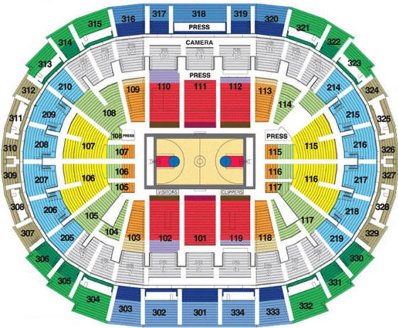 La Clippers Stadium Seating Chart - Stadium Seating Chart