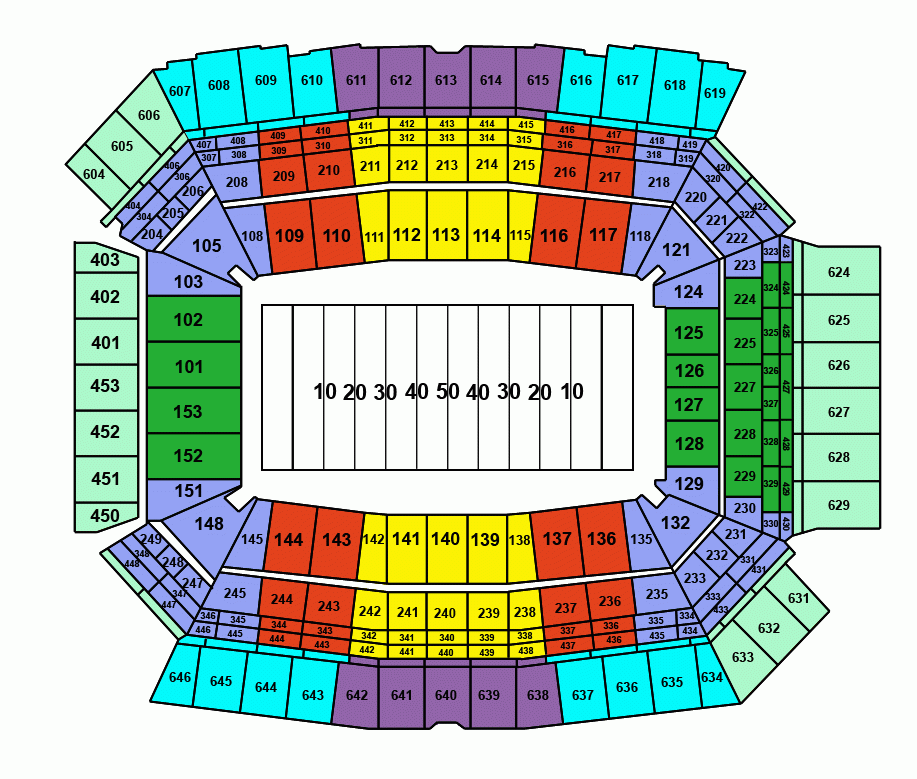 Lucas Oil Stadium Seating Chart Athletize Get To Know Your Favorite 
