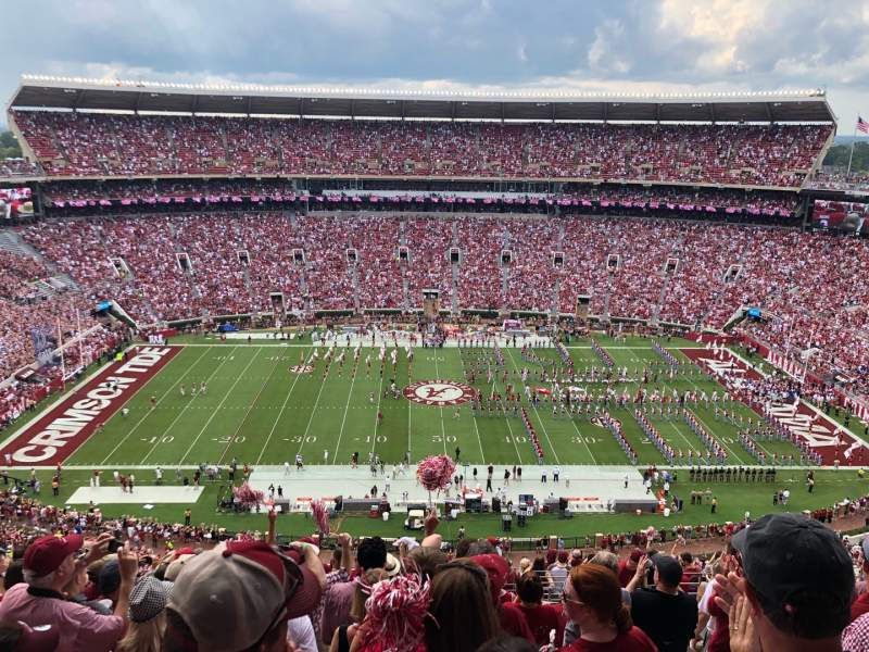 Map Of Bryant Denny Stadium Seating Chart Two Birds Home