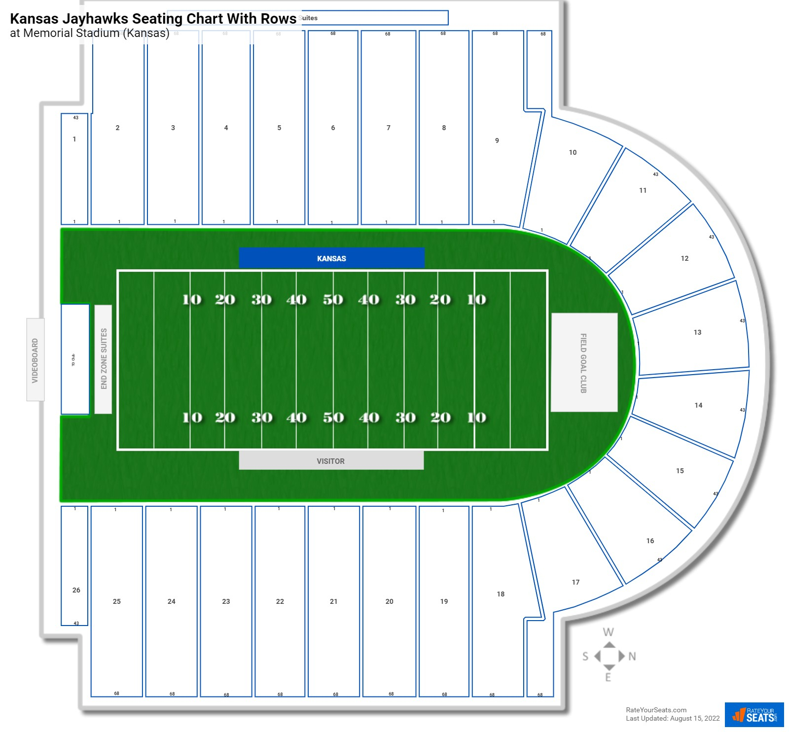 Memorial Stadium Seating Charts RateYourSeats Stadium Seating Chart