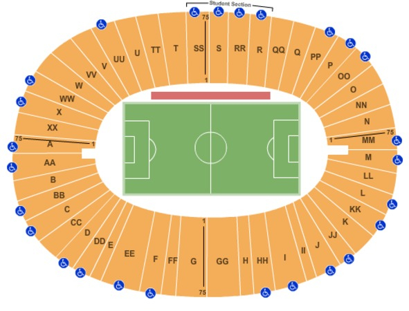 Memorial Stadium Tickets In Berkeley California Memorial Stadium