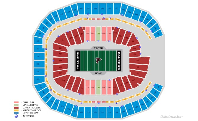 Mercedes Benz Stadium Seating Chart View Tutorial Pics