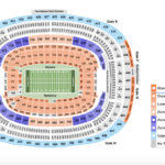 MetLife Stadium Seating Chart Section Row Seat Number Info