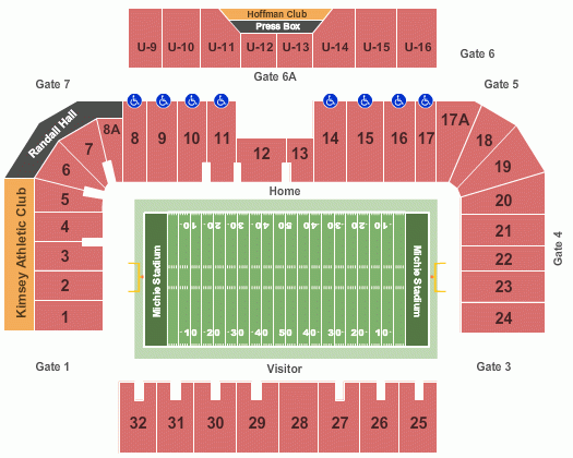 Michie Stadium Seating Chart Michie Stadium West Point New York