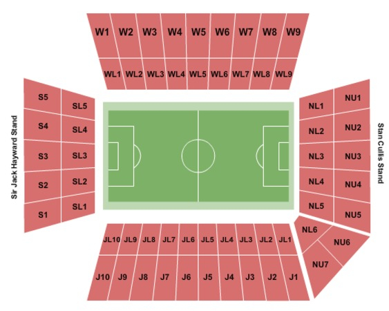 Molineux Stadium Tickets In Wolverhampton Molineux Stadium Seating 