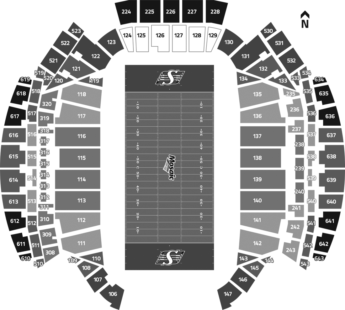 Mosaic Stadium StadiumDB