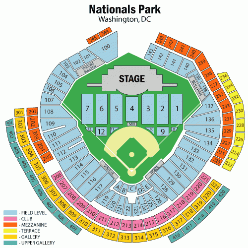 Nats Park Seating View Tutorial Pics